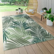 Bel- és kültéri pálmamintás szőnyeg - zöld 240x340 cm