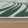 Bel- és kültéri pálmamintás szőnyeg - zöld 160x230 cm