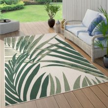 Kül- és beltéri pálmalevél szőnyeg - zöld 120x170 cm