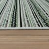 Bel- és kültéri csíkos szőnyeg - zöld 120x170 cm