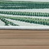 Bel- és kültéri pálmalevél mintájú szőnyeg - zöld 120x170 cm