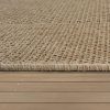 Kül- és beltéri szizál szerű szőnyeg - bézs 140x200 cm