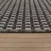 Bel- és kültéri szizál hatású szőnyeg - antracit 80x150 cm