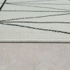 Bel- és kültéri scési stílusú szőnyeg - krém 80x150 cm