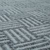 Szőtt mintájú szőnyeg - szürke 80x150 cm