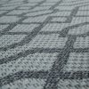 Szőtt mintájú szőnyeg - szürke 60x100 cm