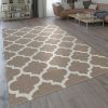 Marokkói mintás szőnyeg - bézs 60x100 cm
