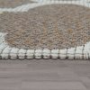 Marokkói mintás szőnyeg - bézs 80x150 cm
