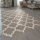 Marokkói mintás szőnyeg - bézs 120x160 cm