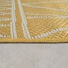 Bel- és kültéri törzsi hangulatú szőnyeg - sárga 240x340 cm