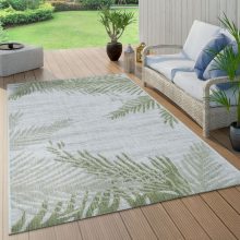   Kültéri szőnyeg pálmalevél mintázattal - zöld 240x340 cm