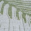 Kültéri szőnyeg pálmalevél mintázattal - zöld 60x100 cm