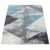 Pasztell vintage stílusú szőnyeg - türkiz és szürke 160x230 cm