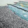 Rövidszálú gyerekszoba szőnyeg alpakás mintával - szürke 80x150 cm