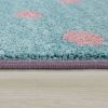 Rövidszálú gyerekszoba szőnyeg aranyos macis mintával - színes 80x150 cm