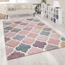 Marokkói mintás szőnyeg - többszínű 240x340 cm