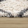 Scési stílusú rácsos szőnyeg - krém 120x170 cm