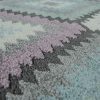 Rövidszálú szőnyeg Retro Design gyémánt mintás - színes 120x170 cm