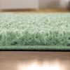 Shaggy egyszínű szőnyeg - zöld 70x140 cm