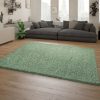 Shaggy egyszínű szőnyeg - zöld 120x170 cm