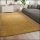 Shaggy egyszínű szőnyeg - sárga 200x280 cm