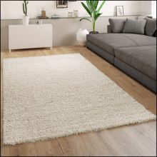 Shaggy egyszínű szőnyeg - krém 300x400 cm