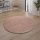 Shaggy bolyhos szőnyeg - rózsaszín 120 cm átmérő