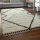 Hosszú szálú Skandi stílusú szőnyeg - krém 60x100 cm