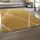 Hosszú szálú szőnyeg Skandináv stílusban - sárga 140x200 cm