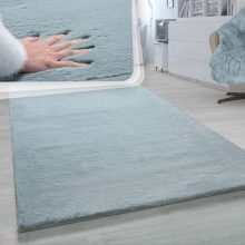 Shaggy puha szálú szőnyeg - türkiz 120x160 cm