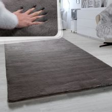 Shaggy Faux Fur szőnyeg - szénszürke 100x200 cm