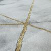 3D-s márvány mintás szőnyeg - arany csíkokkal 80x150 cm