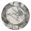 Carpet Marble Pattern 3-D Border Grey Silver