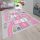 Ugróiskolás gyerekszoba szőnyeg - többszínű 160x220 cm