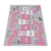 Children's Rug Road Motif Hopscotch