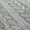 Bel- és kültéri scési stílusú szizál szőnyeg - krém 80x150 cm