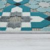 Bel- és kültéri mozaik mintás szőnyeg - türkiz 80x150 cm