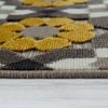 Bel- és kültéri mozaik mintás szőnyeg - sárga 80x150 cm