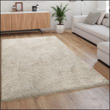 Shaggy monokróm szőnyeg - bézs 120x160 cm