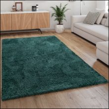 Shaggy monokróm hálószoba szőnyeg - zöld 100x200 cm