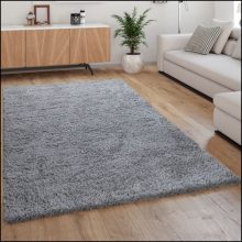 Shaggy monokróm szőnyeg - szürke 80x150 cm