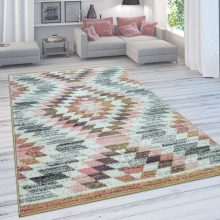 Rombusz mintás szőnyeg - többszínű 60x100 cm