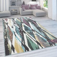 Pasztell kereszben csíkos szőnyeg - színes 240x320 cm