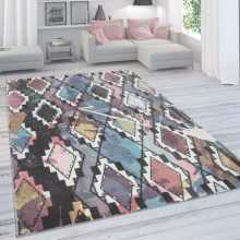 Absztrakt pasztell mintás szőnyeg - színes 160x220 cm