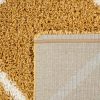 Skandináv stílusú shaggy szőnyeg - sárga 300x400 cm