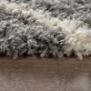 Skandináv stílusú shaggy szőnyeg - szürke 200x200 cm