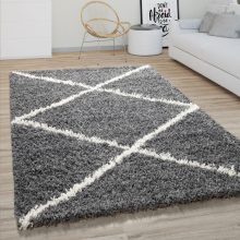 Skandináv stílusú shaggy szőnyeg - antracit 240x340 cm