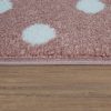 Hét állatbarát gyerekszoba szőnyeg - rózsaszín 80x150 cm