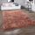 Csillogó szálú shaggy szőnyeg - terrakotta 140x200 cm