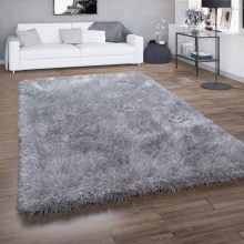 Csillogó szálú shaggy szőnyeg - szürke 120x160 cm